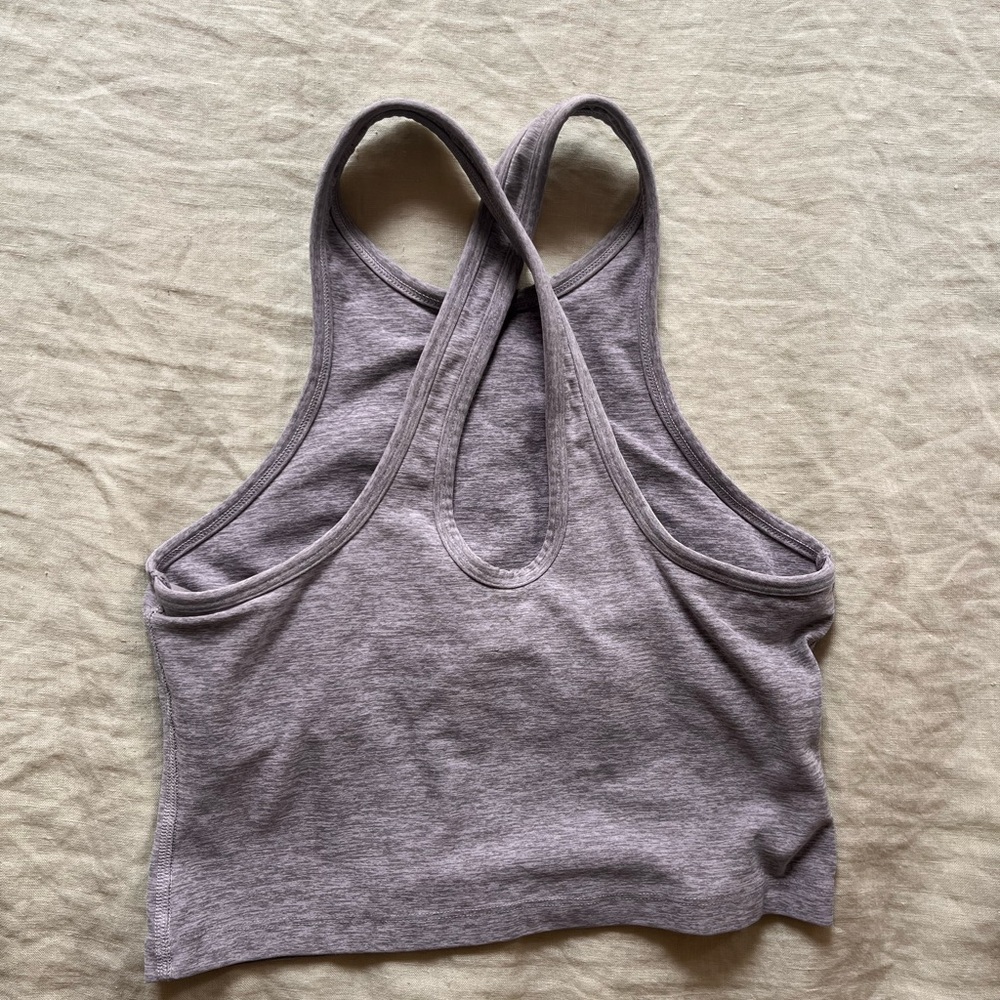 Gray Racerback Tank Top - Picture 2 of 3